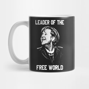 Angela Merkel Leader Of The Free World Mug